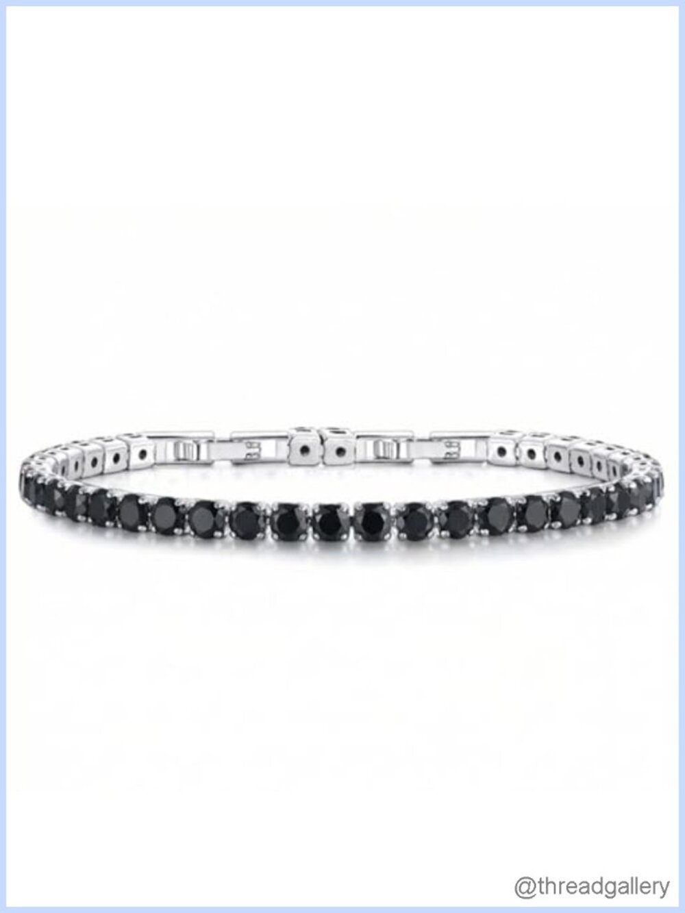 Birthstone Tennis Bracelet Adjustable 4mm CZ Bezel Set